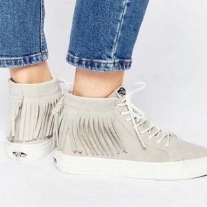 Woman’s Vans High Top Sneakers